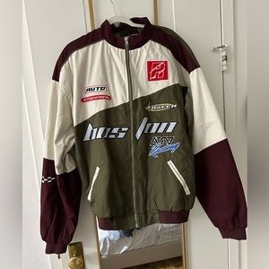 Fashion Nova Multicolor Bomber Jacket